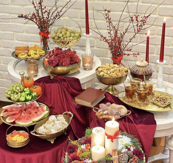 عکس ایده تزیینات شب یلدا