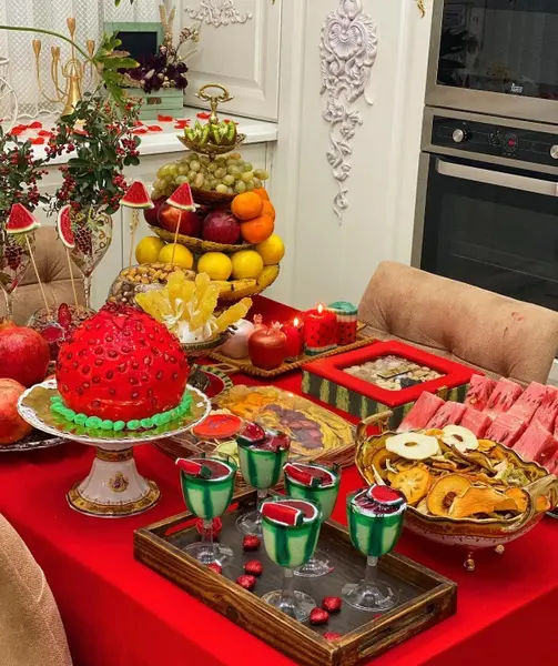 عکس ایده تزیینات شب یلدا