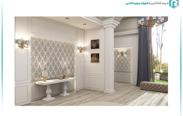 چسباندن عکس روی کاغذ دیواری