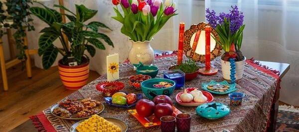 عکس ایده هفت سین قلاب بافی