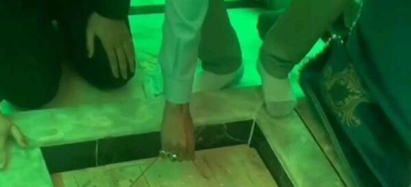 عکس قبر امام رضا در سرداب