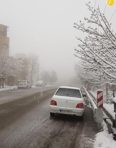 عکس برف روی زمین