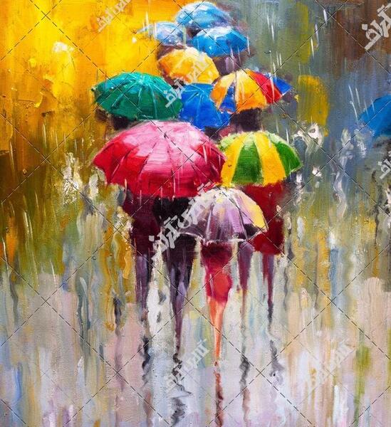عکس چتر نقاشی