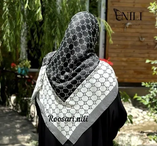 عکس شال سفید مشکی