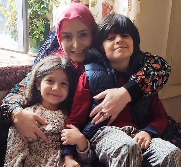 عکس بچه ژاله صامتی