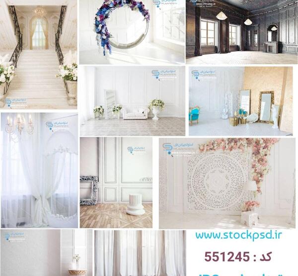 پس زمینه عکس آتلیه عروس و داماد