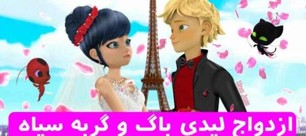 عکس دختر کفشدوزکی گربه سیاه عاشقانه