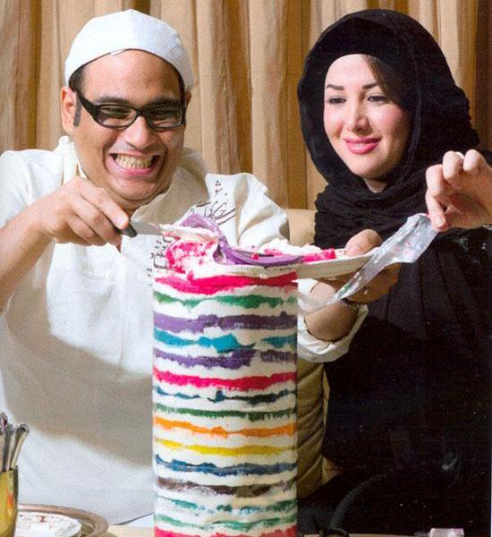 عکسهای رضا داوودنژاد و همسرش غزل بدیعی