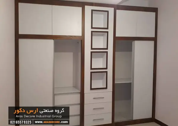عکس کمد دیواری ام دی اف سفید