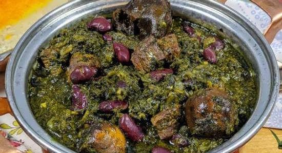 عکس قورمه سبزی ایرانی
