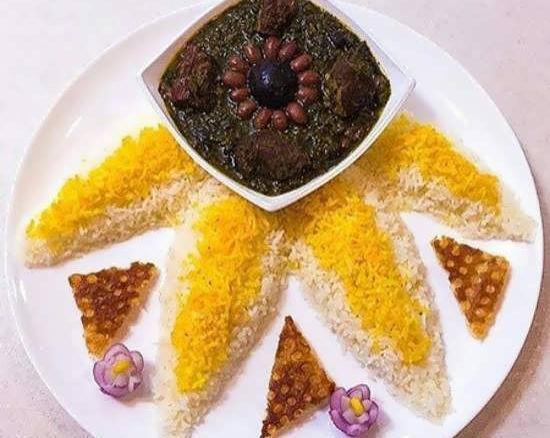 عکس قورمه سبزی ایرانی