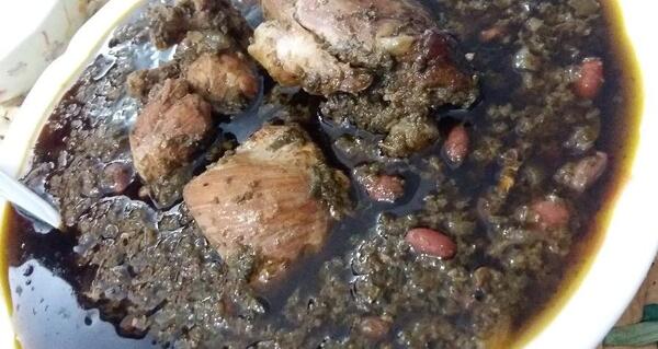 عکس قورمه سبزی با مرغ