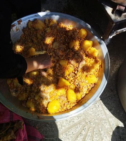 عکس از آبگوشت نذری