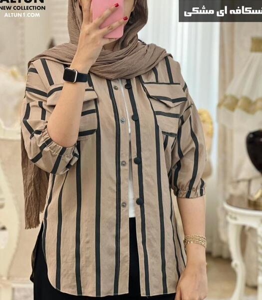 عکس شومیز راه راه