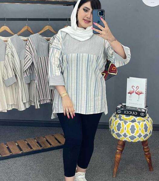 عکس شومیز راه راه