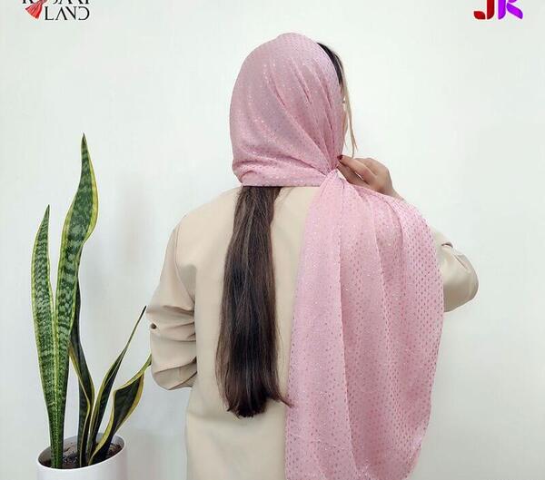 عکس روسری صورتی