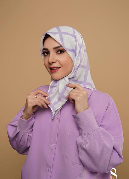 عکس روسری صورتی