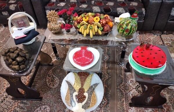 عکس تزیینات یلدایی