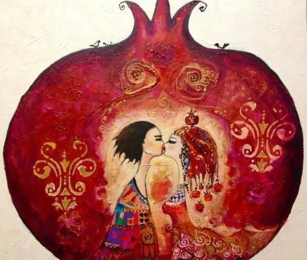 عکس شب یلدایی عاشقانه