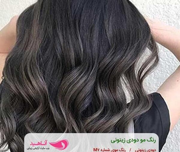 عکس رنگ مو دودی خاکستری