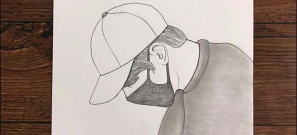 عکس نقاشی دختر طراحی جدید