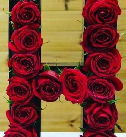 عکس نوشته با حرف ح