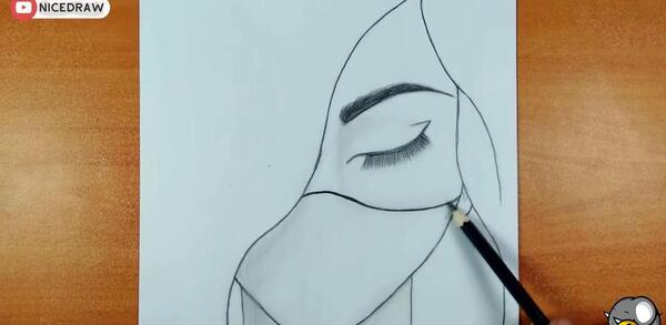 عکس نقاشی ساده فانتزی با مداد
