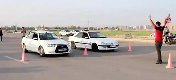 عکس پژو پارس مشکی خفن