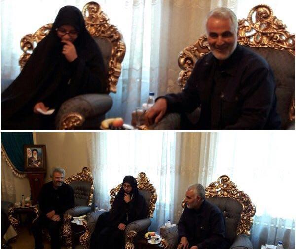 عکس شهید حججی با سردار سلیمانی