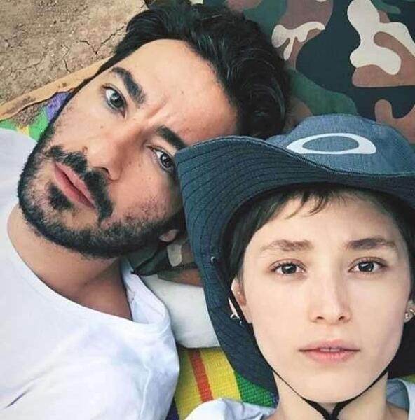عکس فرشته حسینی و همسرش