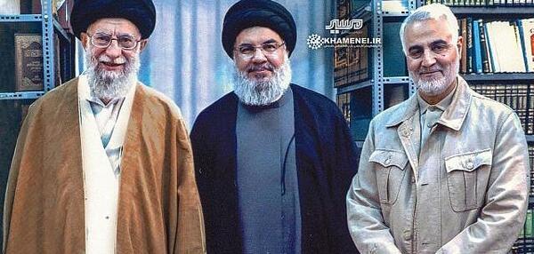 عکس حاج قاسم و خامنه ای