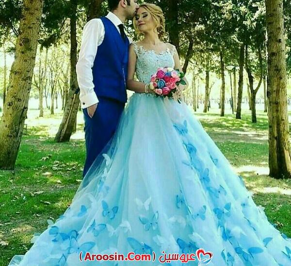 عکس عروس و داماد خیلی عاشقانه