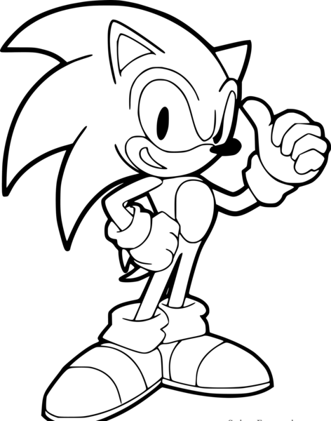 عکس سونیک رنگ شده