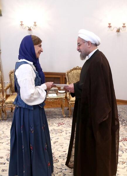 عکس زن رئیس جمهور ایران
