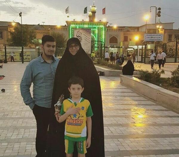 عکس همسر جدید الهام چرخنده