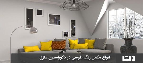 عکس دکوراسیون طوسی