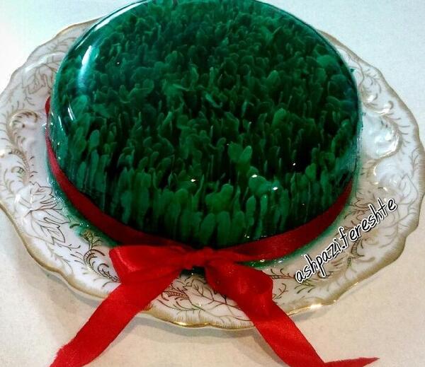 عکس ژله سبزه