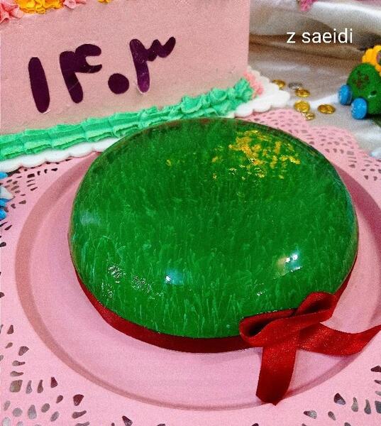 عکس ژله سبزه