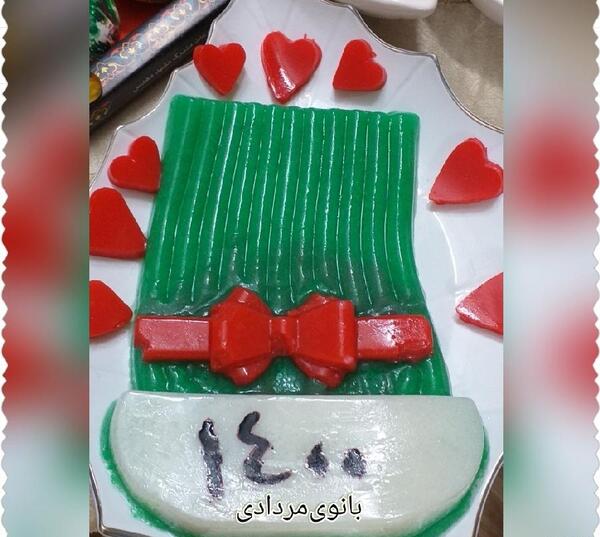 عکس ژله سبزه