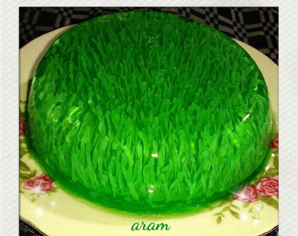 عکس ژله سبزه