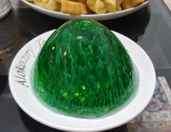 عکس ژله سبزه
