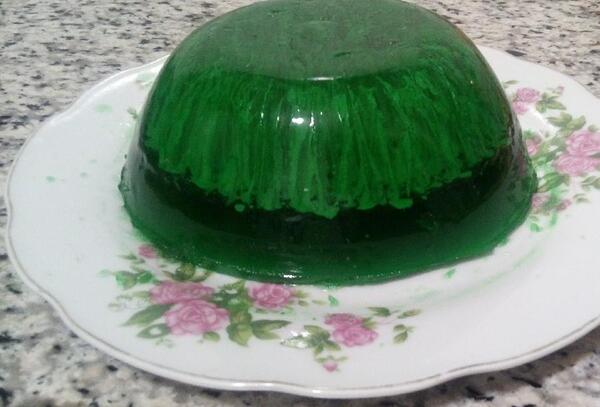 عکس ژله سبزه