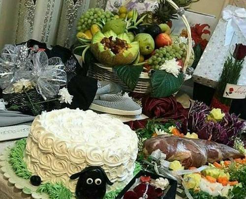 عکس چیدمان عیدی عروس
