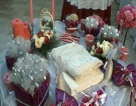 عکس چیدمان عیدی عروس