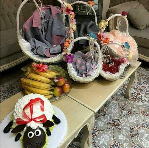 عکس چیدمان عیدی عروس