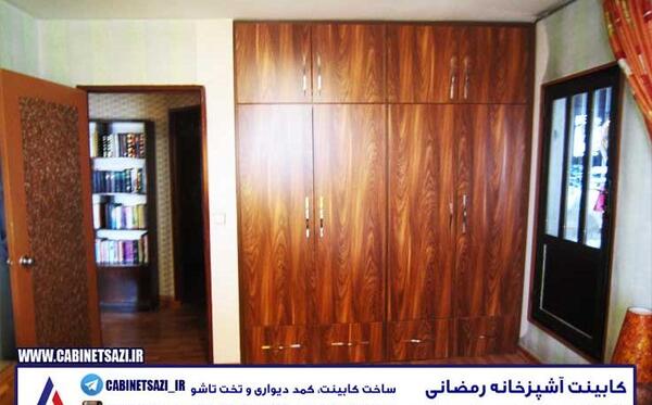 عکس کمد دیواری داخل پذیرایی