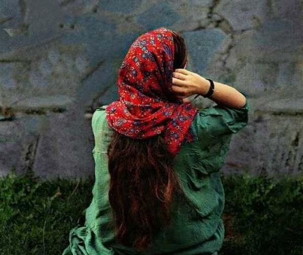 عکس پروفایل دختر زیبا از پشت سر