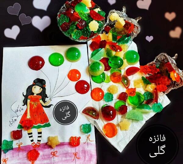 عکس نقاشی دختر هندونه