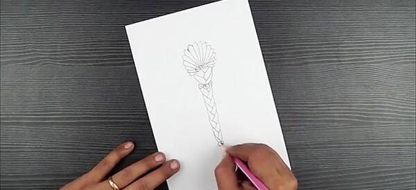 عکس نقاشی دختر هندونه