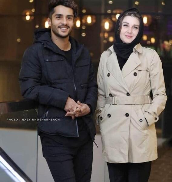 عکس ساعد سهیلی و همسرش گلوریا